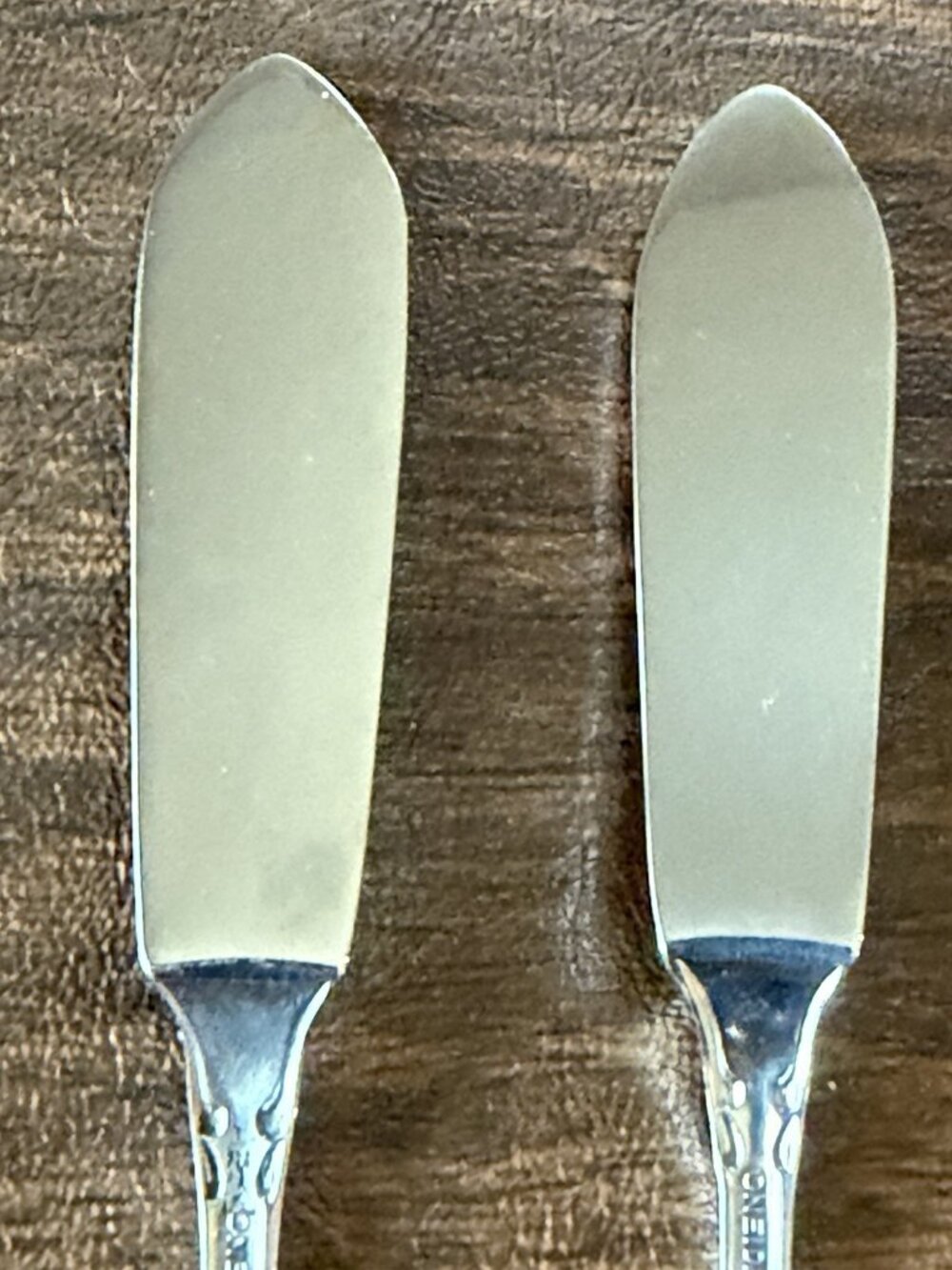 Set of 2 Oneida Community Chatelaine Stainless Master Butter Knives Flatware - Picture 7 of 9